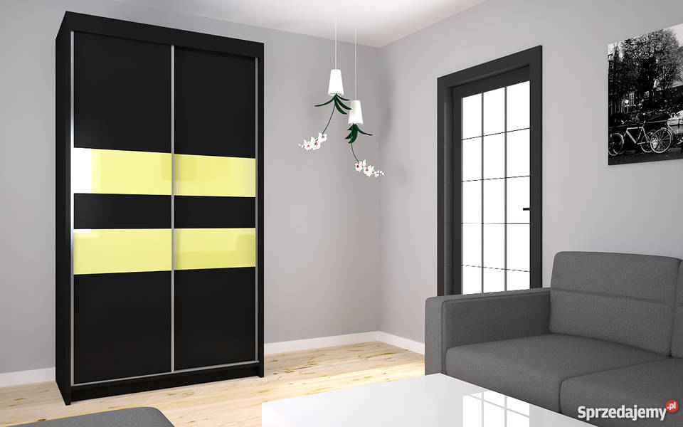 Szafa Przesuwna Finez 120 Szkło Lacobel Biała pomorskie Gdańsk sprzedam