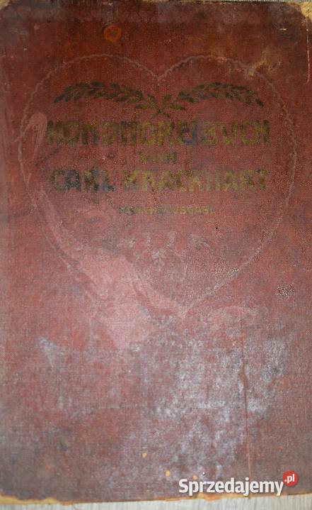 Podręcznik cukierników z roku 1910 wydanie Chełmno
