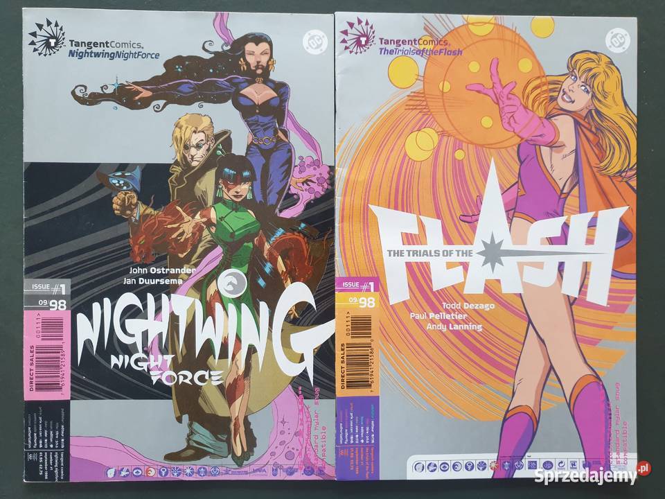Zestaw 18 oryginalnych komiksów USA Tangent Gdynia sprzedam