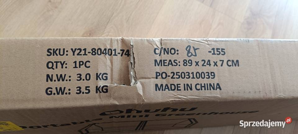 Szklarnia ogrodowa Drezdenko