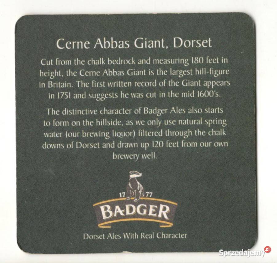 Badger podstawka do piwa 1 Gliwice