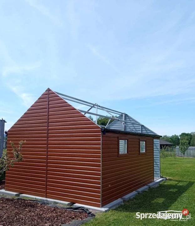 Garaż 4x6 BlachodachówkaBlacha Drewnopodobna sprzedam