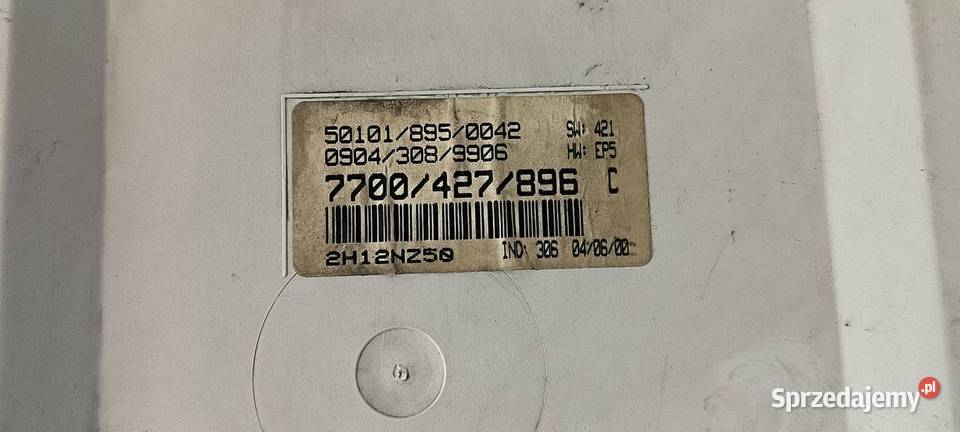 LICZNIK ZEGAR RENAULT SCENIC 7700427896 kujawsko-pomorskie Lipno sprzedam