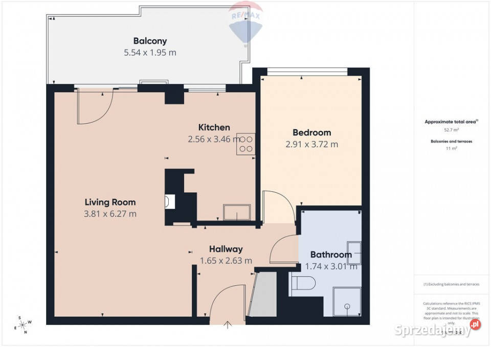 Marina Mokotów 2 pokoje Balkon Parking Wynajem Warszawa sprzedam
