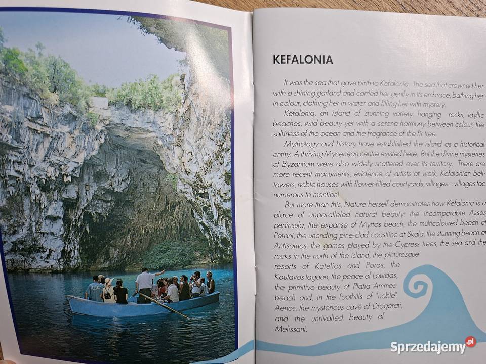 Grecja Melissani The Nymphs Cave j angielski Kraków sprzedam