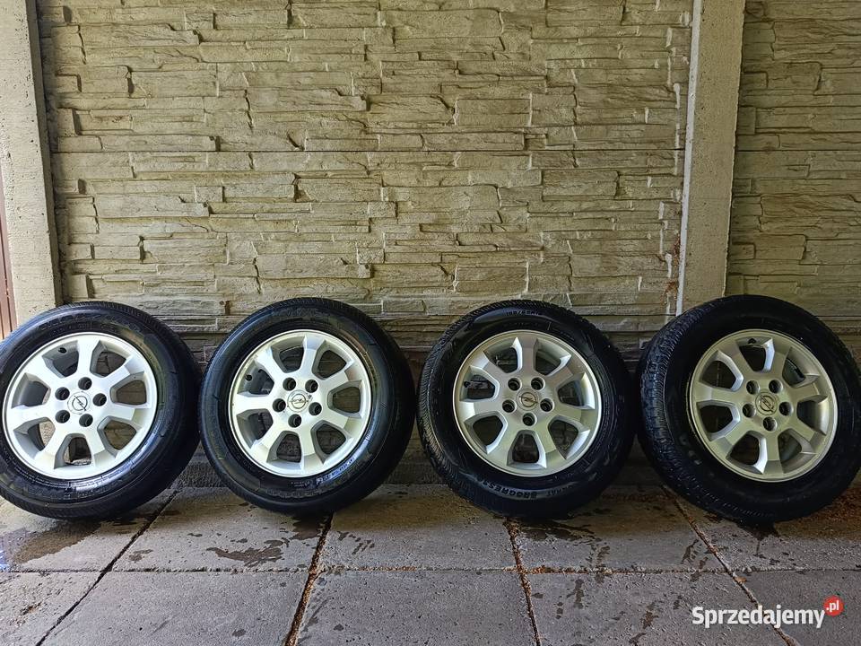 Alufelgi Opel 4 sztuki z oponami 15 5x110 6Jx15 Samochodowe Augustynów