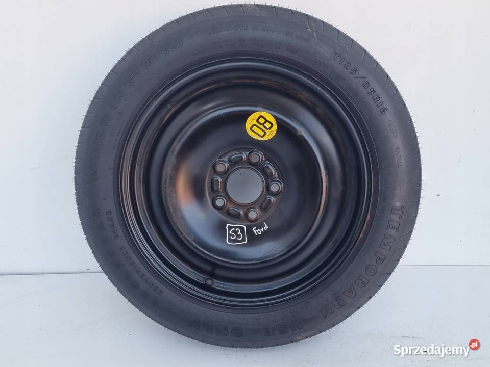KOŁO ZAPASOWE DOJAZDOWE 12585 R16 Ford C Focus Samochodowe Chełm