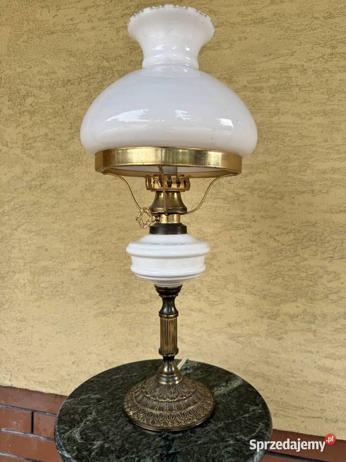 Lampa stołowa stylowa naftowa na biurko lampka Lampy stołowe i nocne Garwolin sprzedam