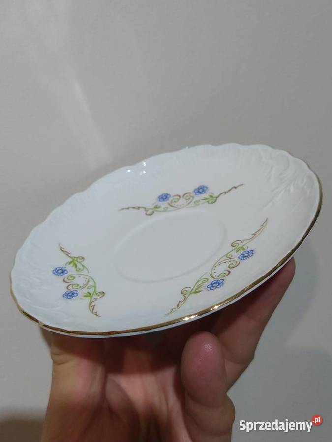 Ćmielów filiżanki podstawki stara porcelana małopolskie Kraków