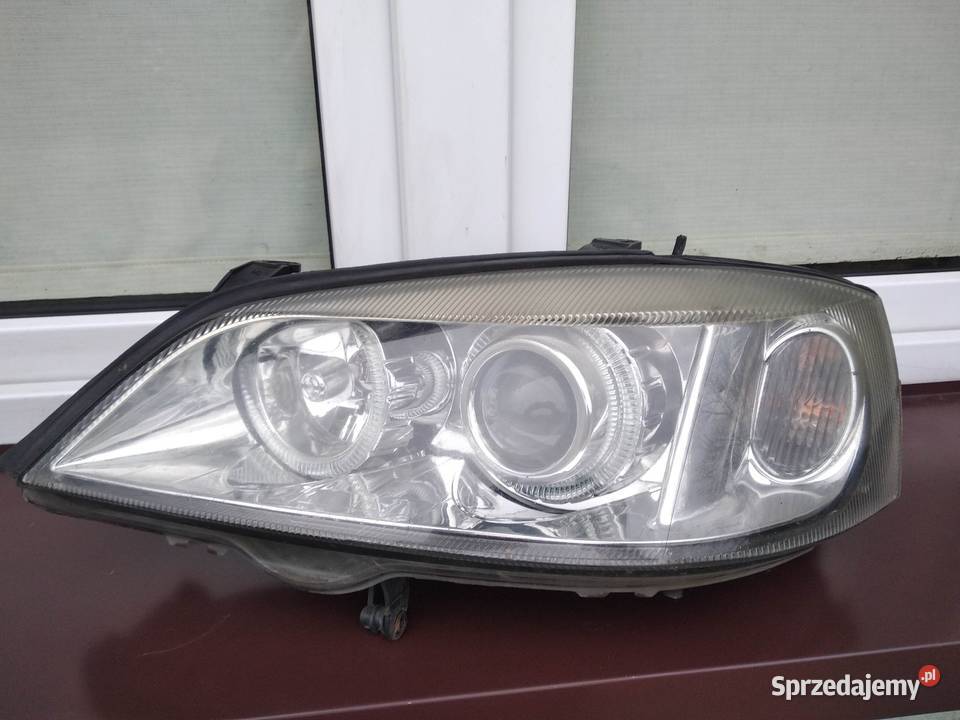 Opel Astra G lampy przednie reflektory soczewki Sieradz sprzedam