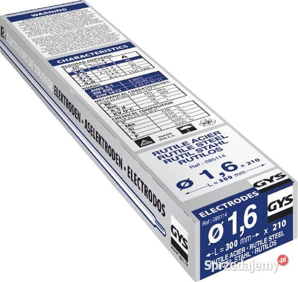 Elektroda rutylowa 16x300 mm GY38 210 085114GYS Osprzęt do spawarek małopolskie Kamionna