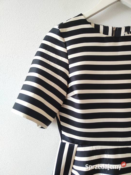 Sukienka w paski TopShop Dress Stripe Zip Zamek Spódnice i sukienki