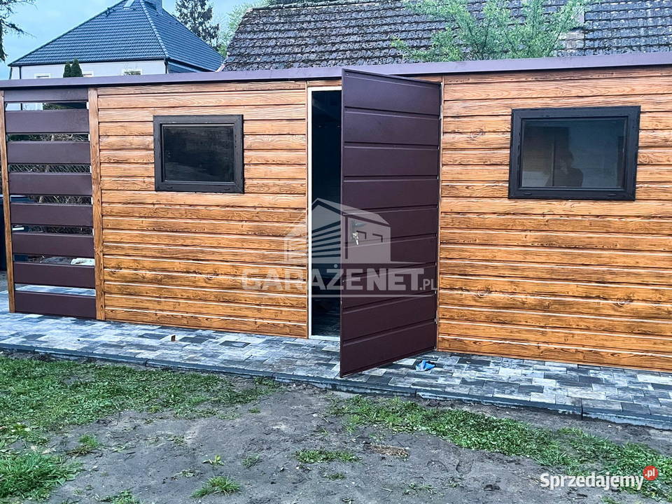 DOMEK OGRODOWY 5X25M WIATA 15M DRZWI 2X OKNO Domki narzędziowe