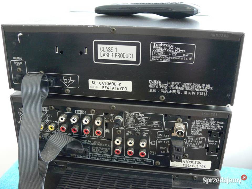 Wieża Technics SACA1080 pilot WYSYŁKA