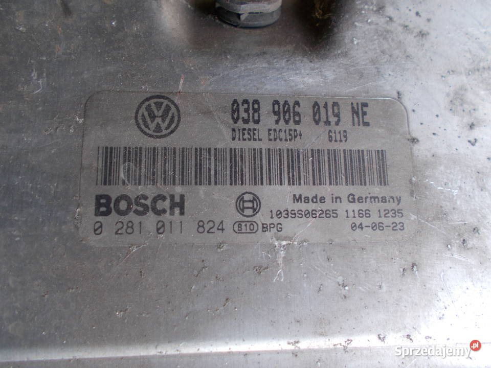 SEAT IBIZA 19tdi ATD 038906019NE sterownik