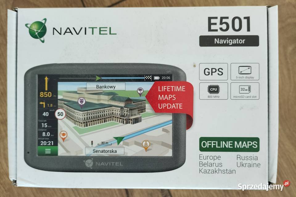 Nawigacja Navitel E 501 Łódź