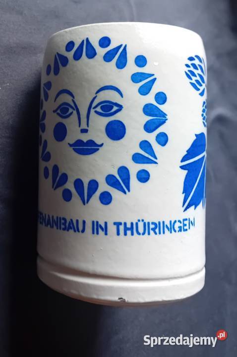 Ceramiczny kufel 05 L Hopfenanbau in Thringen Koźminek