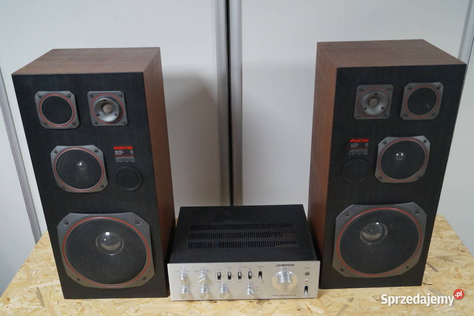 Wzmacniacz Emerson WS 503 z kolumnami