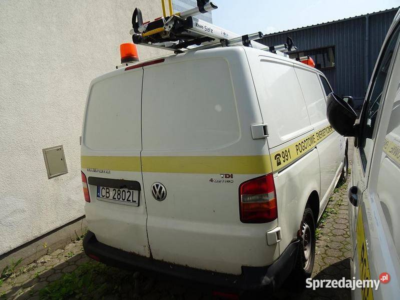 VOLKSWAGEN TRANSPORTER T5 2007 246000 ccm 131 Rok produkcji 2007 Warszawa sprzedam