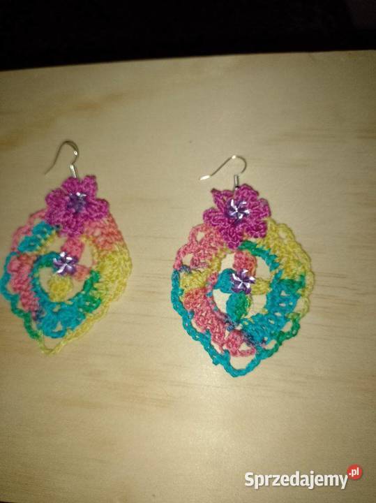 Nowe kolczyki wielokolorowe 5 na 65 mazowieckie Garwolin