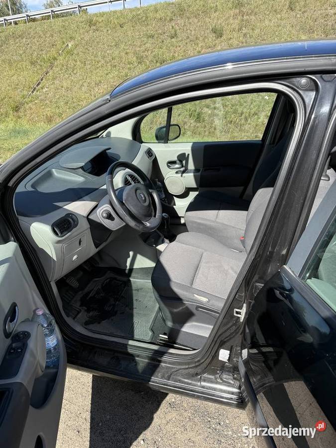 Renault Modus 16 16V 110 2004 r 235 000 Czarny wielkopolskie Błażejewo sprzedam