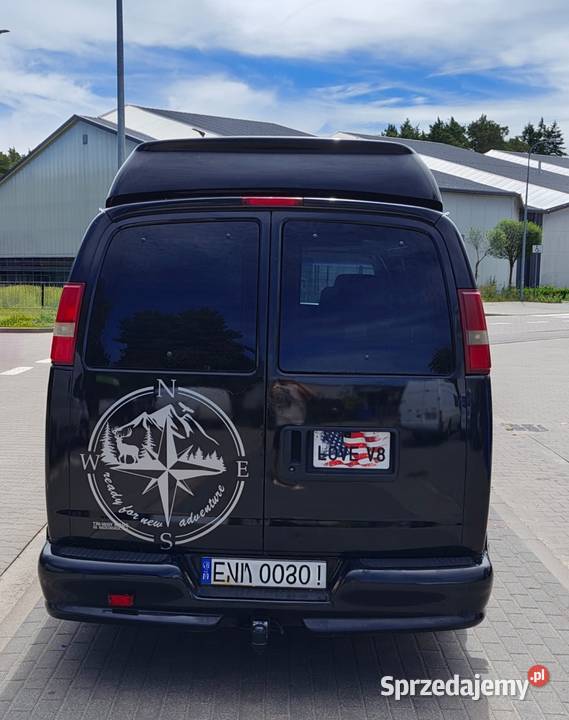 Chevy Express V8 zamiana GAZ czarny Plewiska