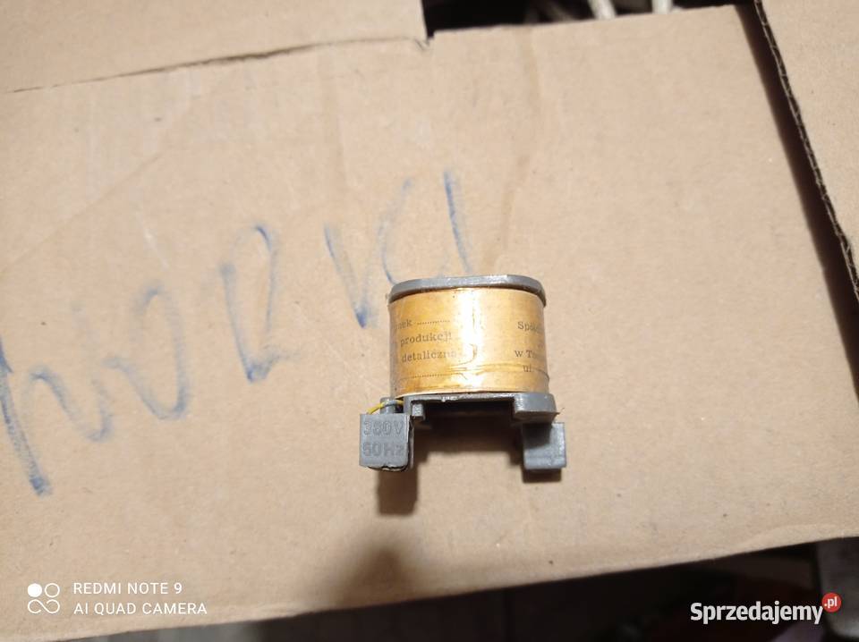 Cewki do stycznika ID1 380V50Hz śląskie Częstochowa sprzedam
