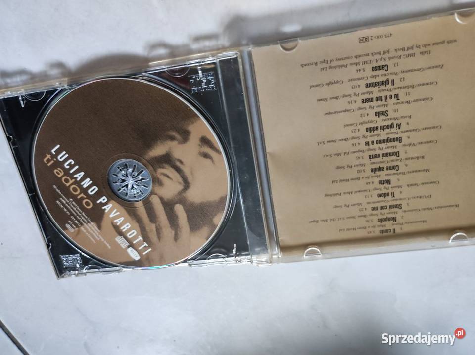 Luciano Pavarotti Ti adoro muzyka klasyczna cd Kielce