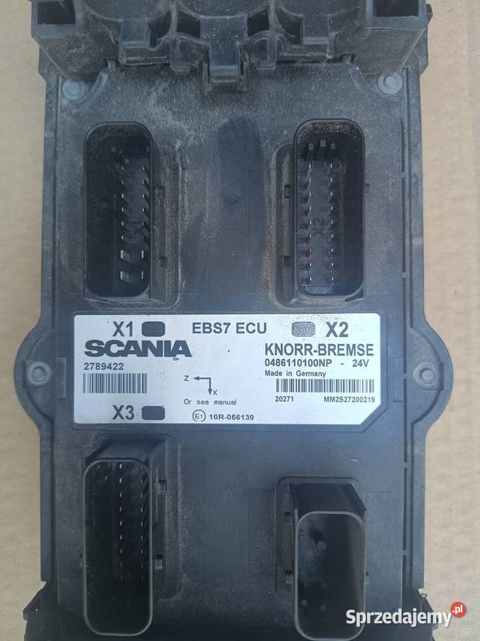 Sterownik EBS7 ECU 2789422 Scania euro 6 Pozostałe