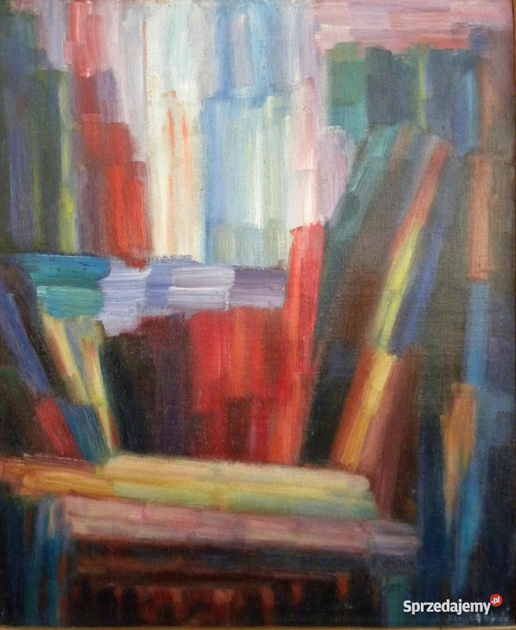 Kościół w Ełku obraz olej płótno werniks 65x50 2