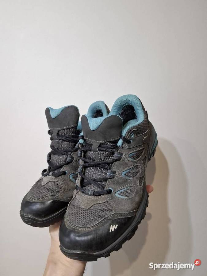 Trekkingowe 37 Quechua buty Decathlon skórzane