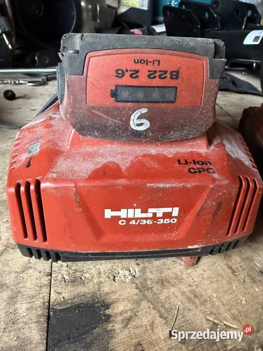 Ładowarka hilti z dwoma bateriami Jasło