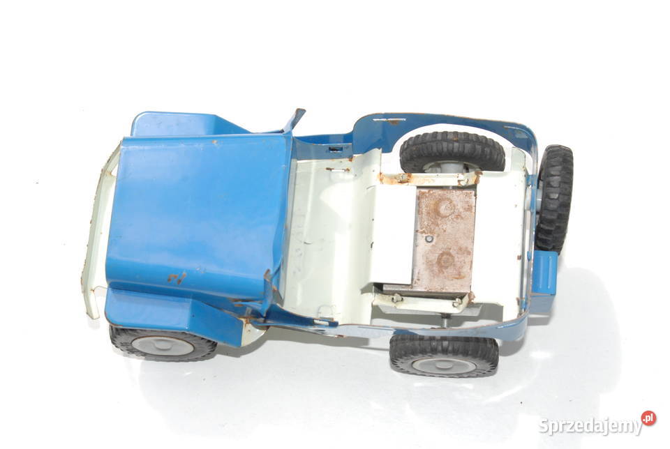 Stara zabawka samochód jeep Ites unikat antyk śląskie Cieszyn