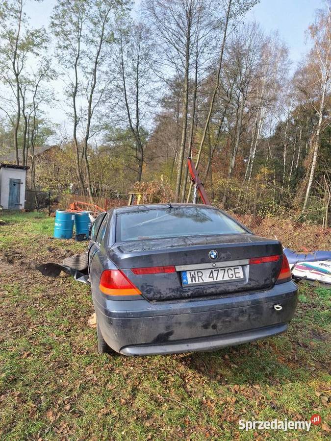 BMW E65 745i N62B44 NA CZĘŚCI benzyna+LPG Sieradz sprzedam