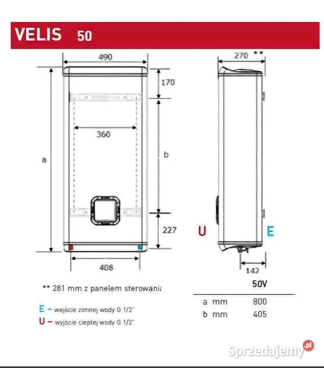 Bojler Ariston VELIS Premium 50  Czechowice-Dziedzice