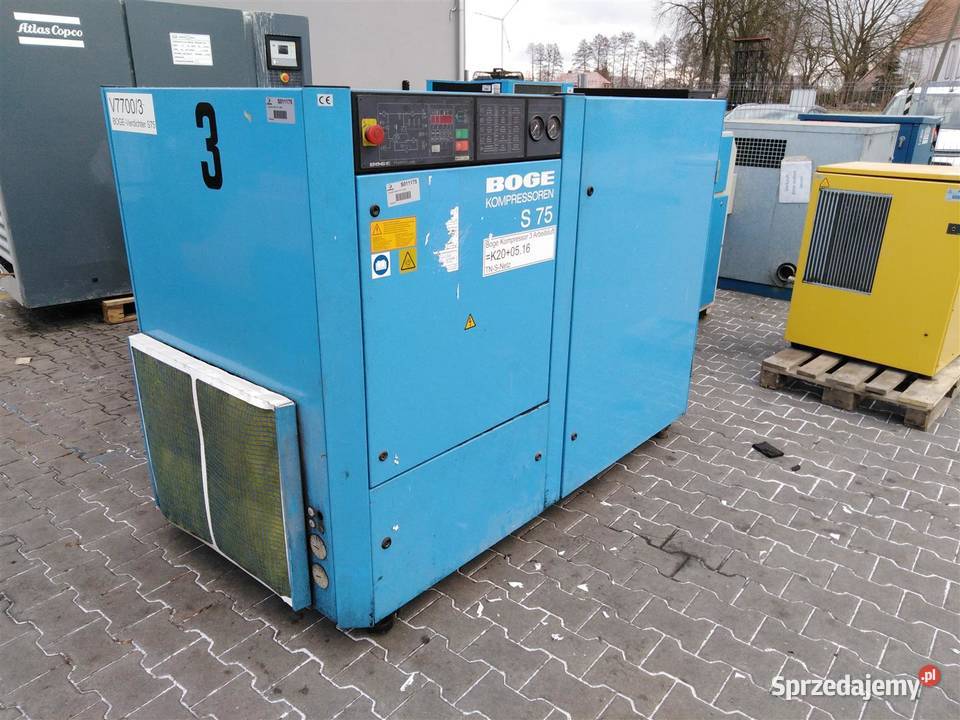 Sprężarka BOGE S75 5522KW S011175 opolskie Wilków