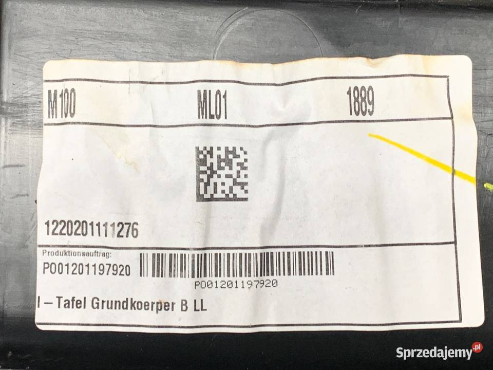 KOKPIT VW TRANSPORTER T6 Bus KONSOLA DESKA Deski rozdzielcze, konsole podkarpackie