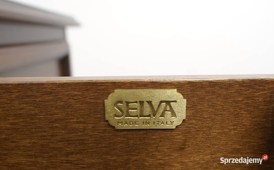 Stylowa intarsjowana komoda włoskiej firmy SELVA Jerka