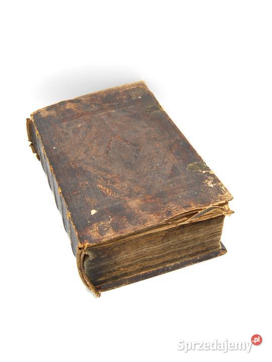 Biblia luterańska 1720 Biblia Lutra wielkopolskie Poznań