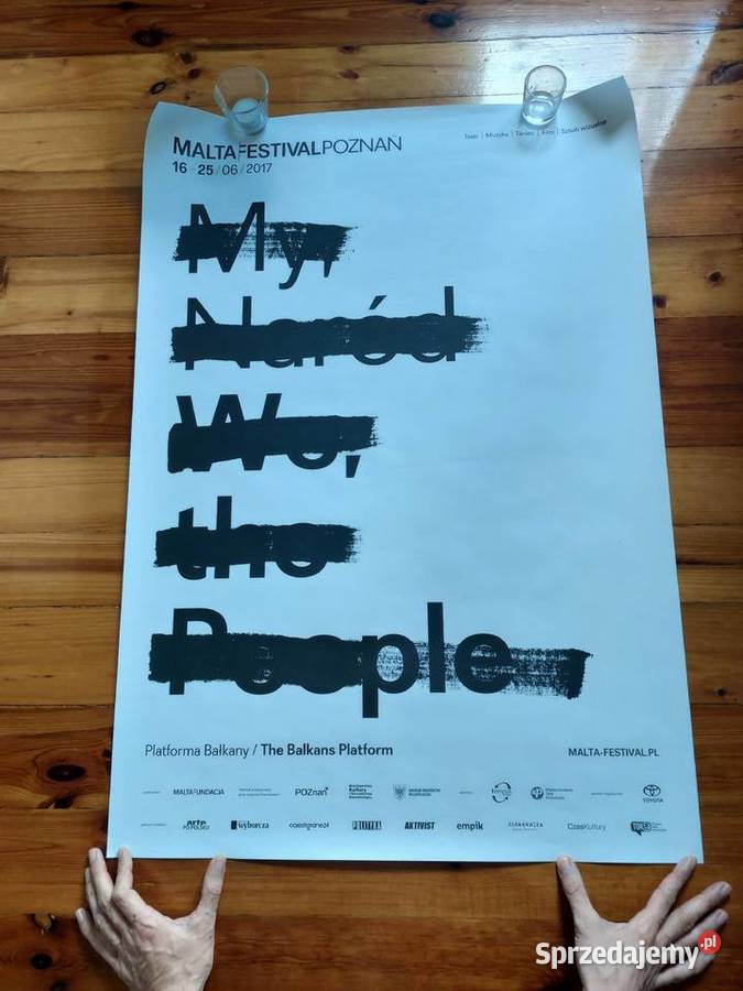 Malta Festival 2017 plakat 70 x 100 wielkopolskie Poznań sprzedam