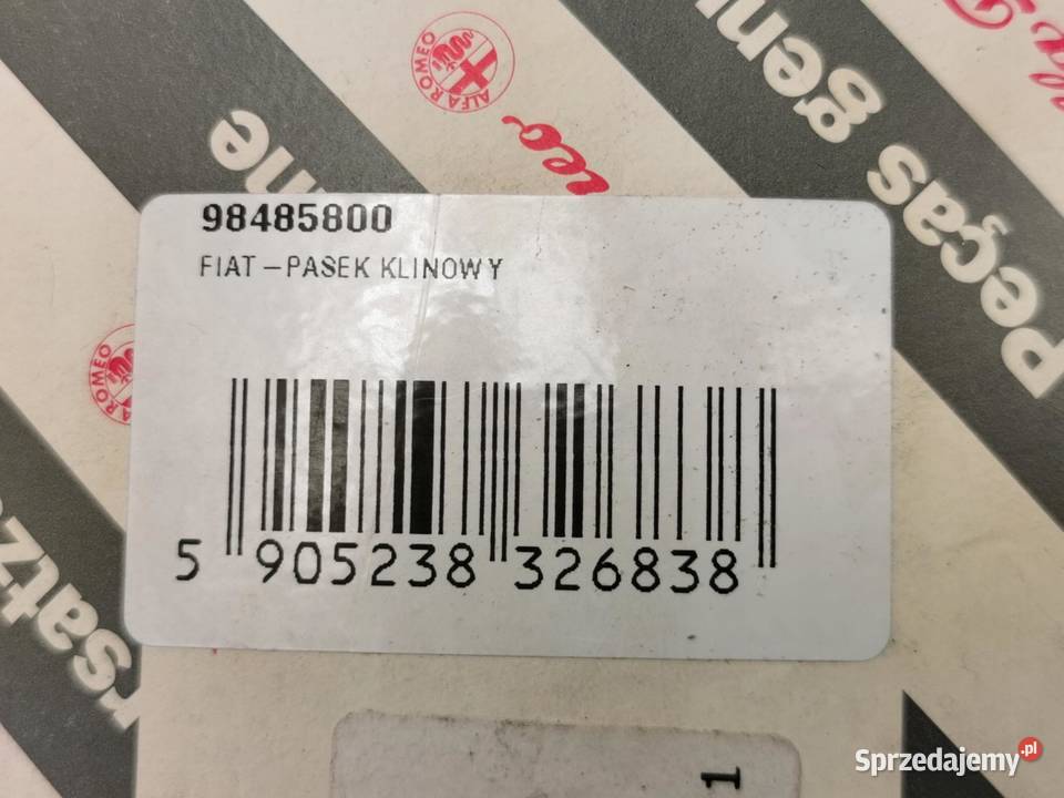 PASEK KLINOWY FIAT DUCATO 25 D 2002 NOWY sprzedam
