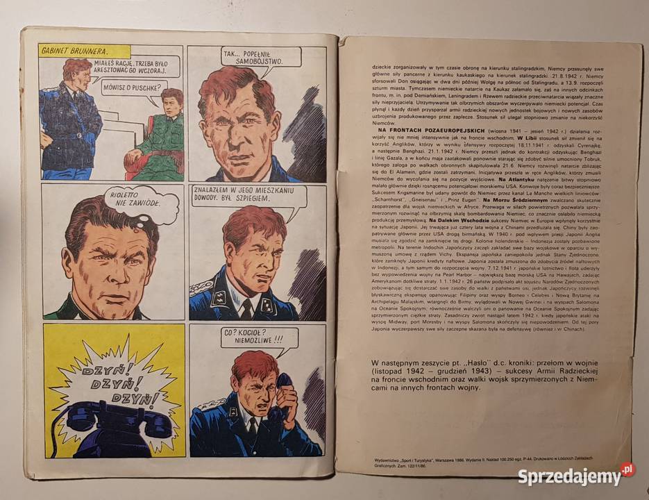 Kapitan Kloss Hasło Ściśle tajne Kuzynka Edyta miękka łódzkie Łódź