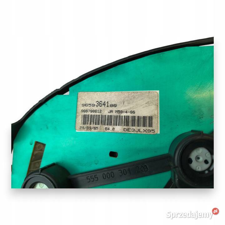 LICZNIK ZEGARY 9659364180 Citroen Berlingo I Chełm