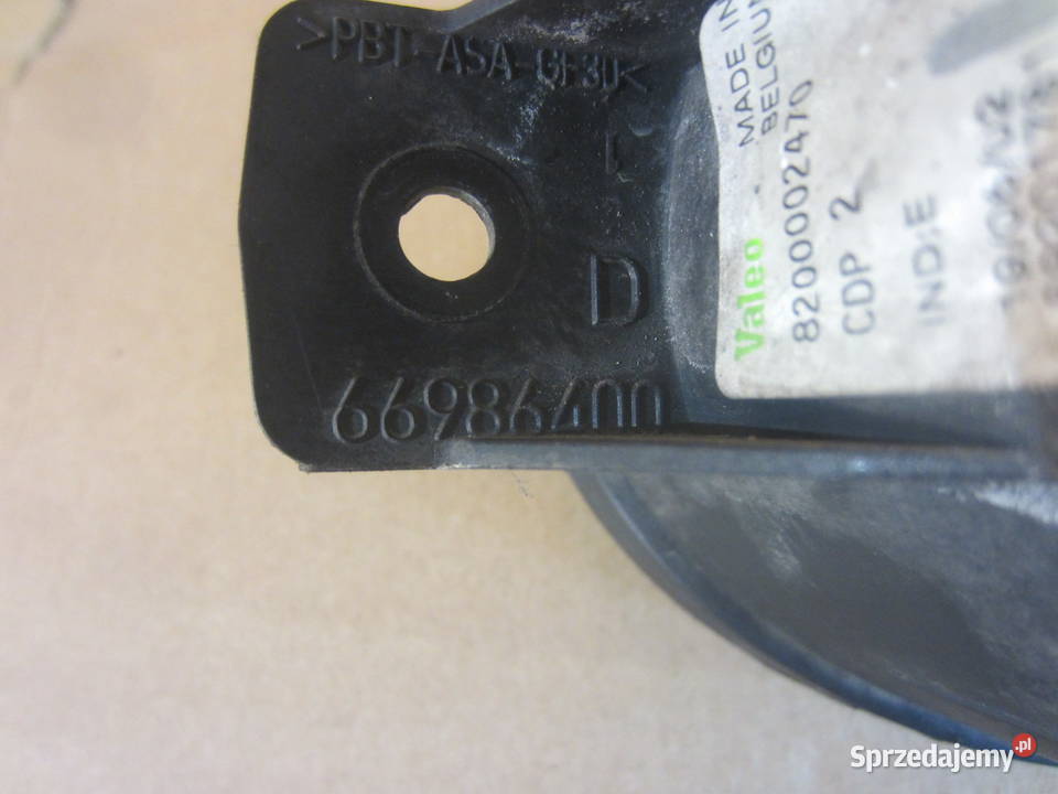 halogen prawy przód renault vel satis 66986400 osobowe zachodniopomorskie Szczecin