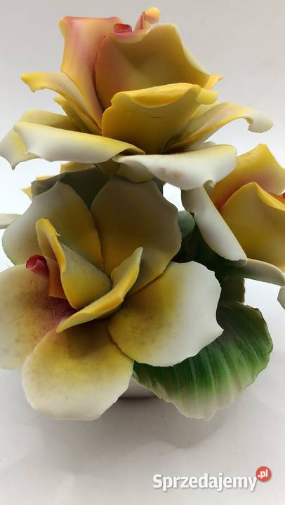 Porcelana dekoracja posy kwiaty róże Italy Zamość