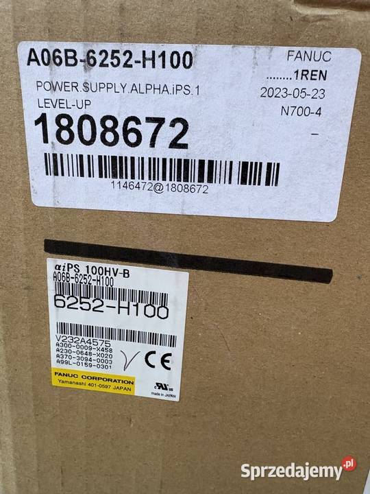 Fanuc A06B6252H100 Servo Amplifier Warszawa sprzedam
