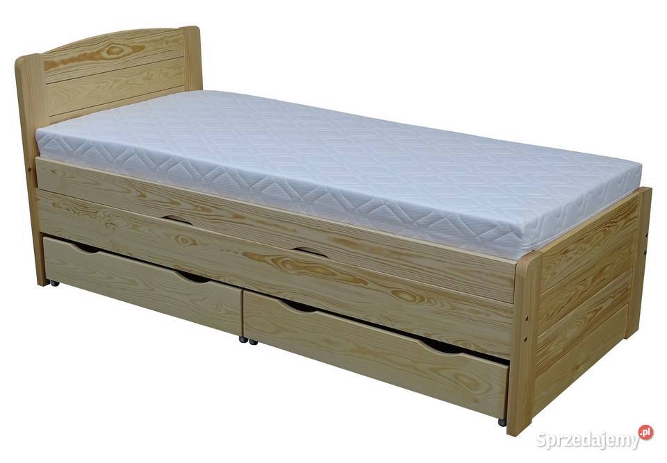 Łóżko Aria wysokie otwierany pojemnikszuflady 80cm Łóżka, wersalki i sofy Dom i Ogród Prudnik