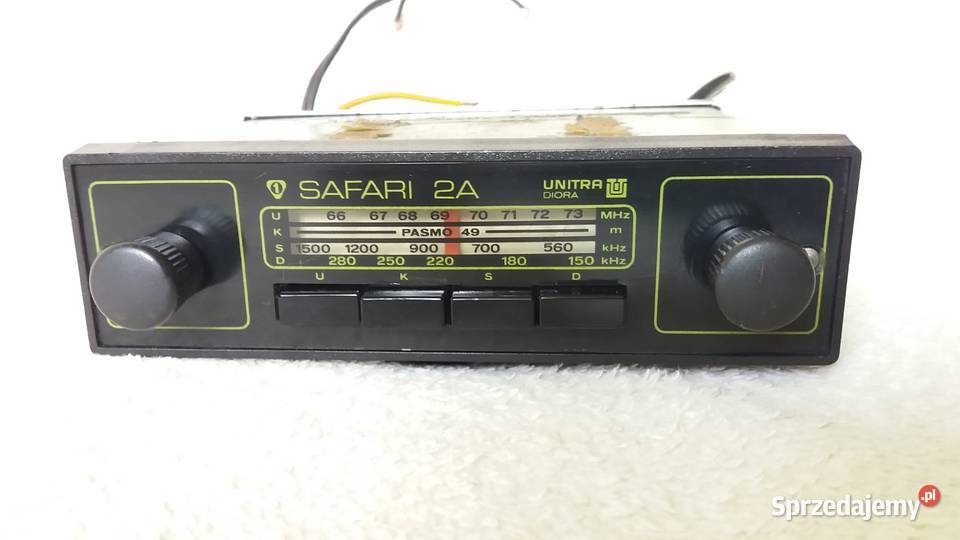 Safari 2 UNITRA Diora Radio samochodowe lata Płońsk