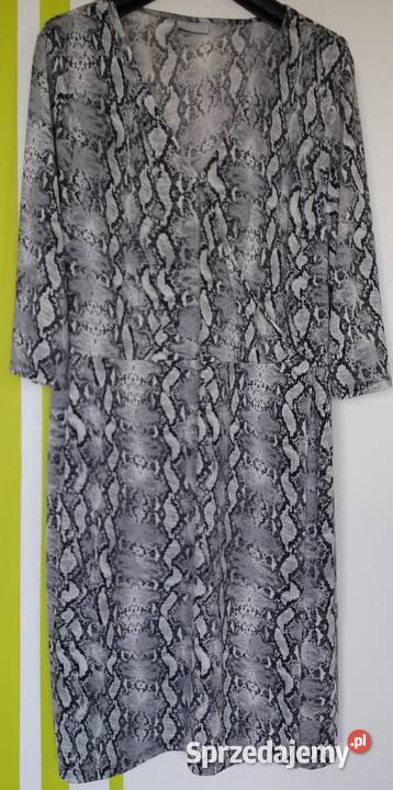 XL Wygodna sukienka z podwyższonym stanem Janina