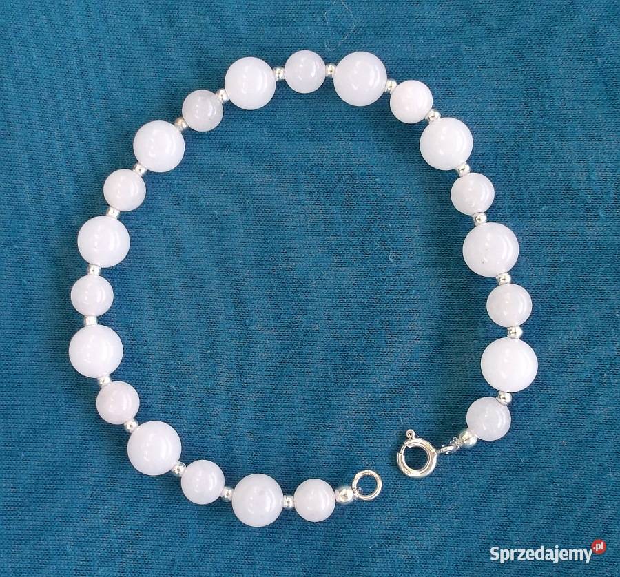 bransoletka z białego jadeitu podlaskie Suwałki sprzedam